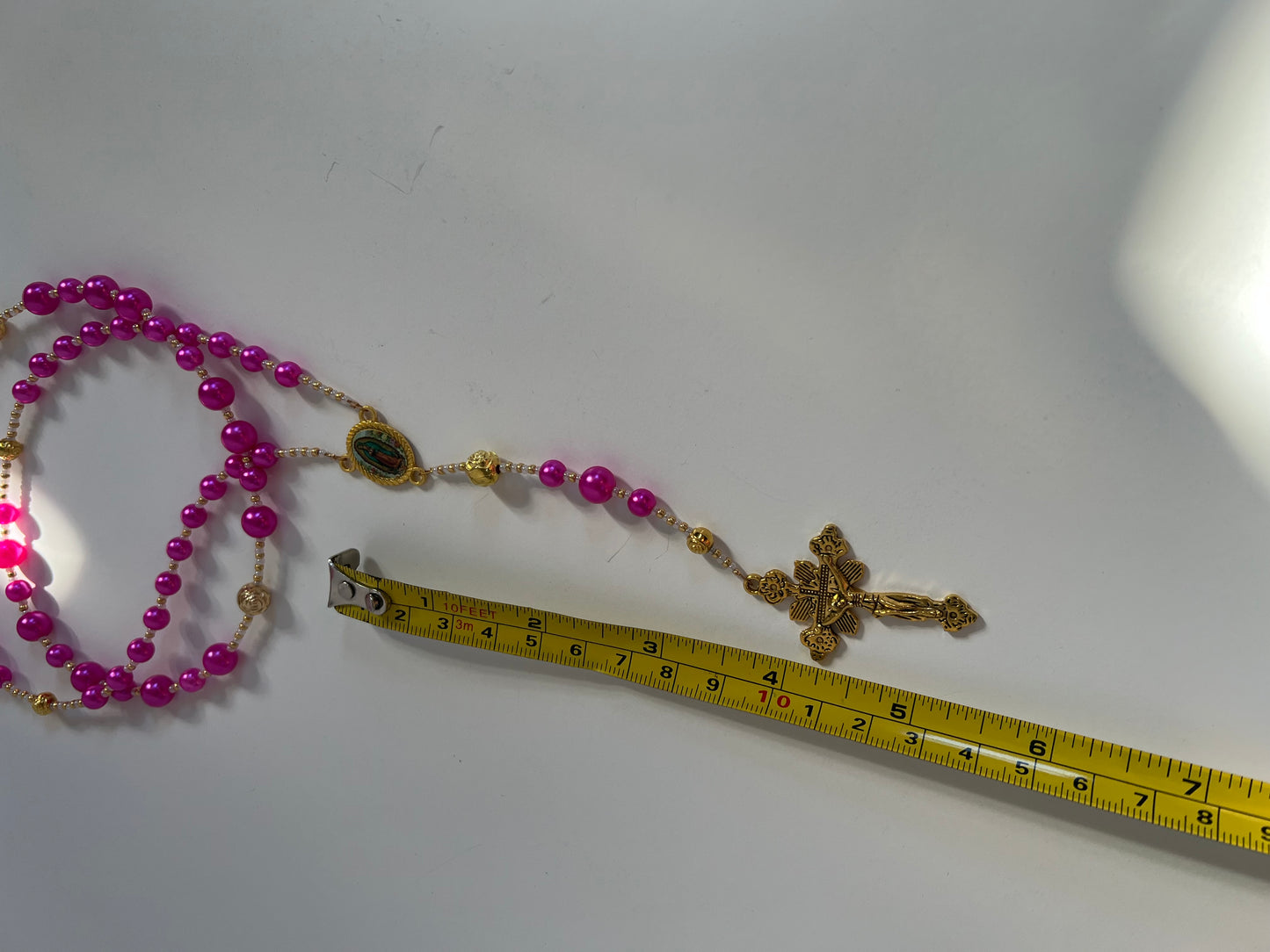 Deep Pink Rosary