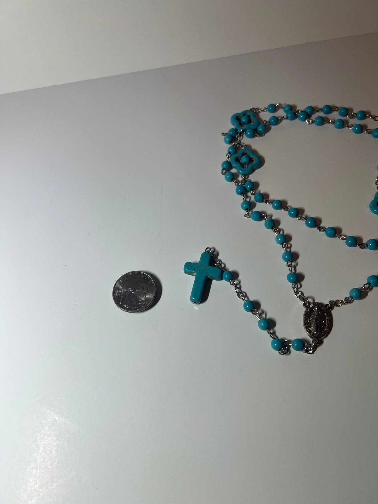 Tribal Blue Rosary